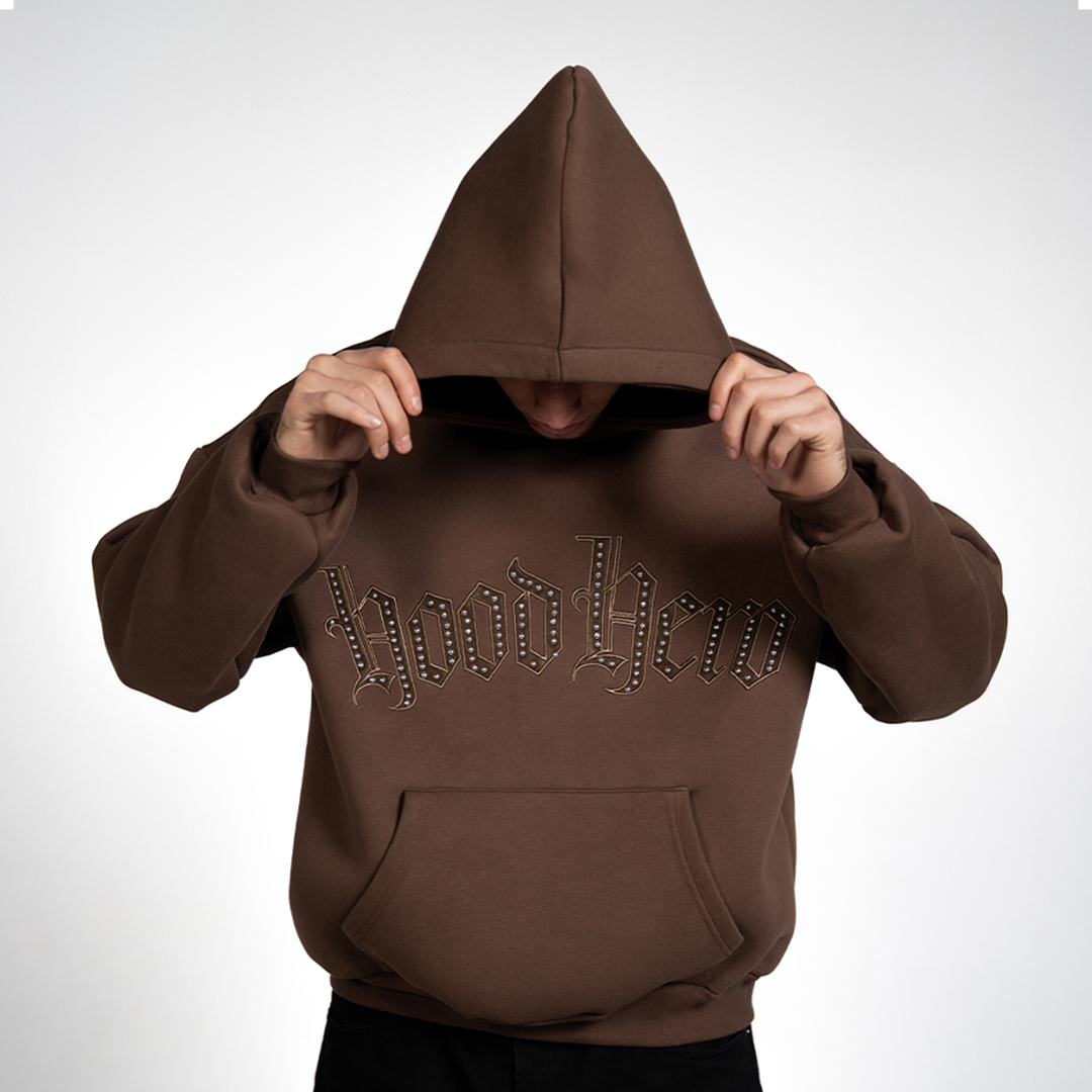 Oversize Tank-Hoodie - Earth Brown